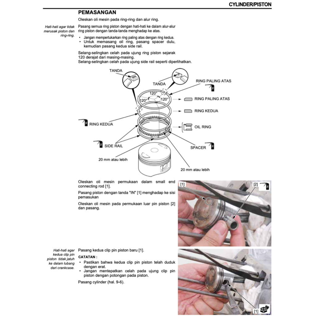 Honda SPACY 110 NSC110 2011-2018 Full Manual Set – Repair & Maintenance ManualandSpare Parts CatalogandUser Handbook - BAHASA INDONESIA - page 9