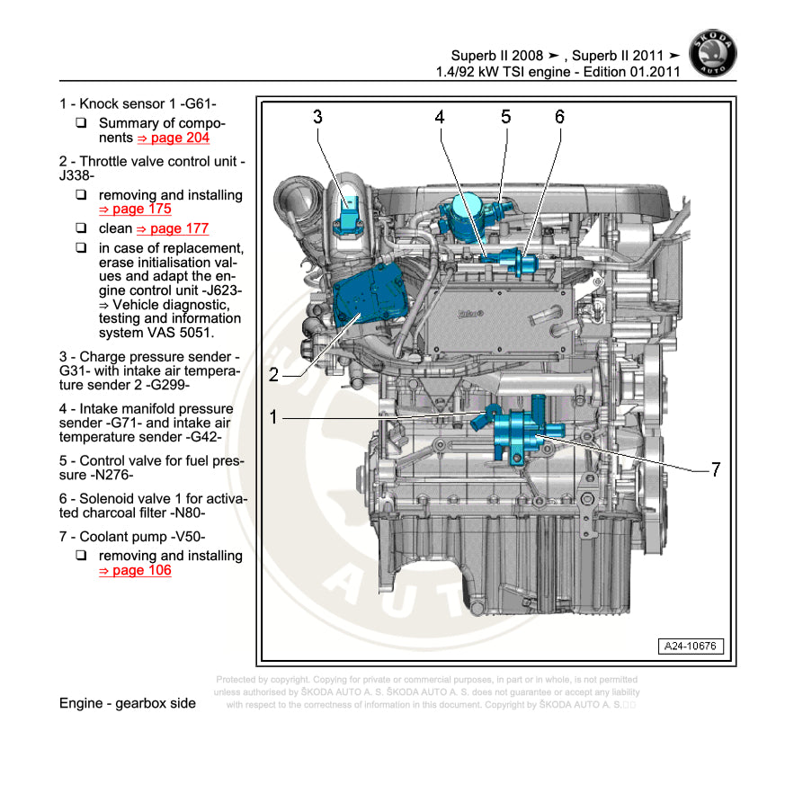 Skoda SUPERB B6 2005-2014 Full Manual Set – Repair & Maintenance Manual - page 2
