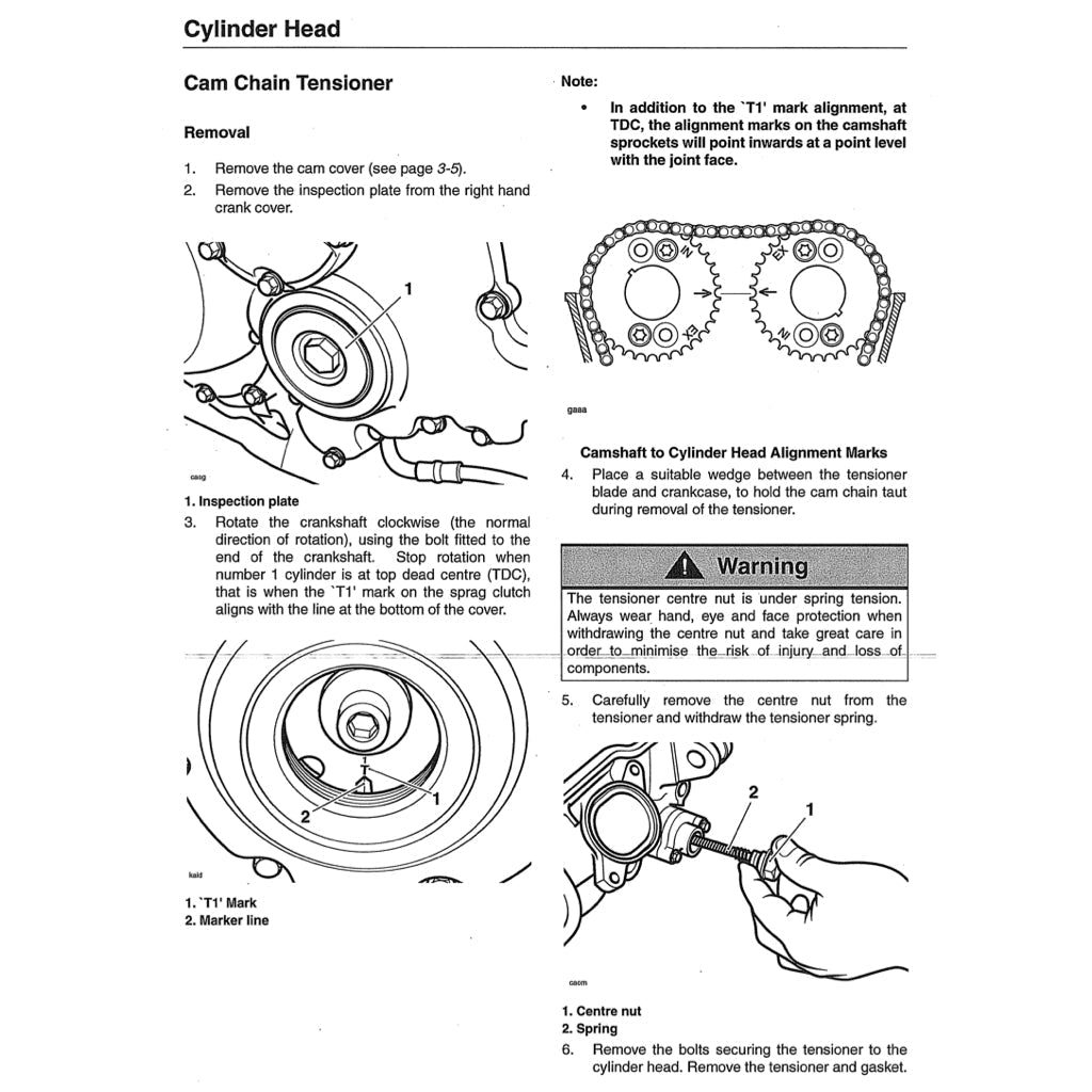 Triumph SPEED TRIPLE 2005-2010 Full Manual Set – Repair & Maintenance Manual and User Handbook - page 3