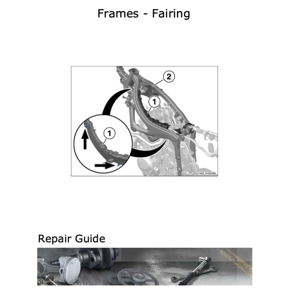 BMW F750GS K80 2018-2023 Full Manual Set – Repair & Maintenance Manual and RIDER'S Manual - page 8