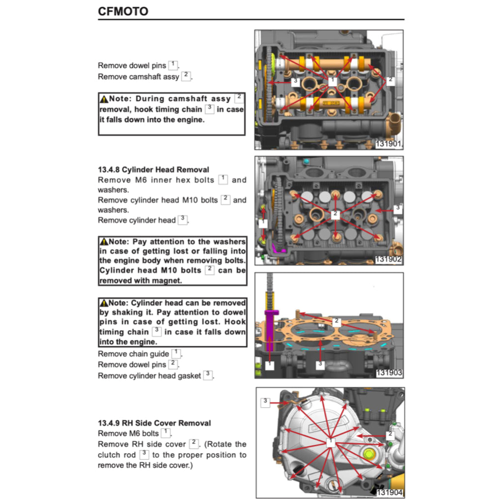 CFMoto CF650NK CF650-7C 2020-2023 Full Manual Set – Repair & Maintenance Manual and User Handbook - page 4