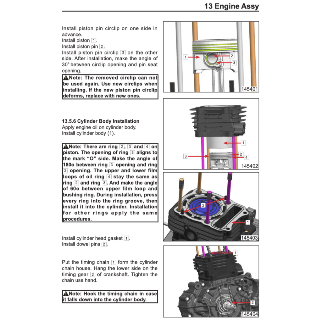CFMoto 150NK CF150-3A 2019-2023 Full Manual Set – Repair & Maintenance Manual and Spare Parts Catalog - page 4