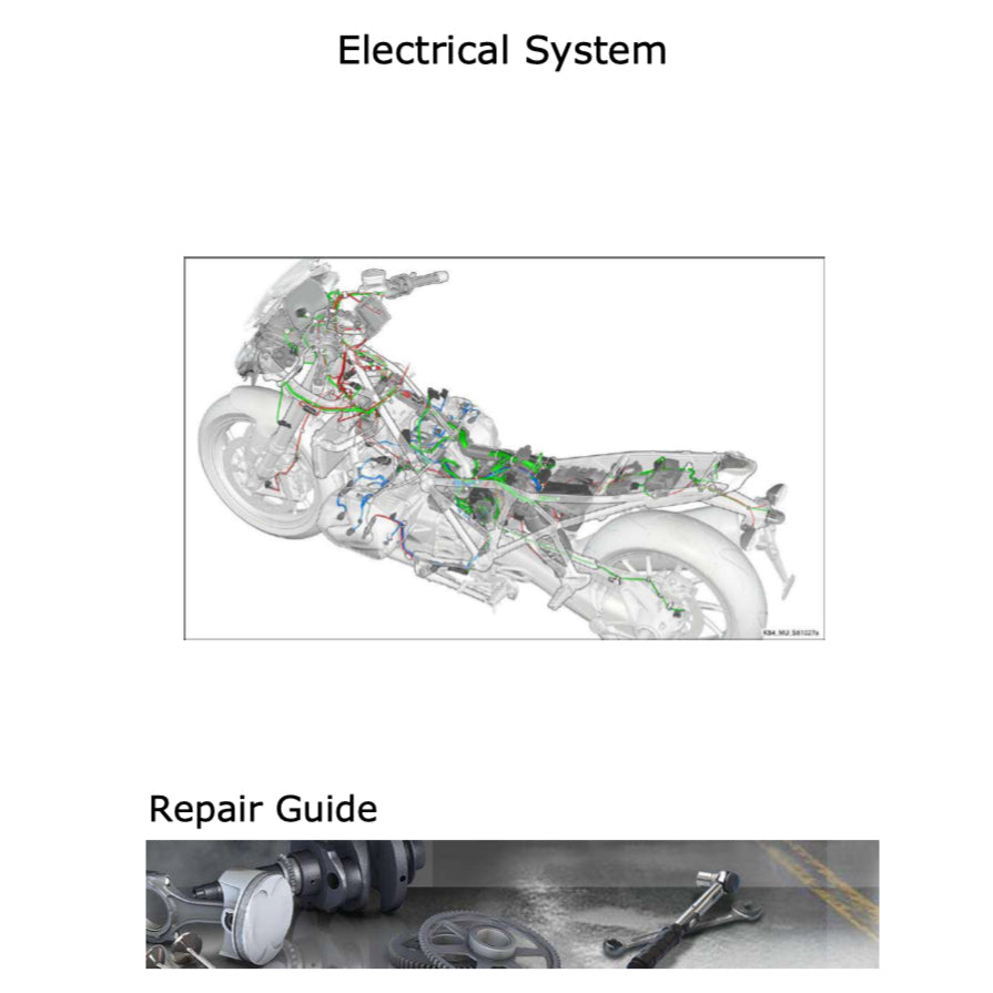 BMW R1250RS R1250 RS K54 2018+ Full Manual Set – Repair & Maintenance Manual and RIDER'S Manual - page 9