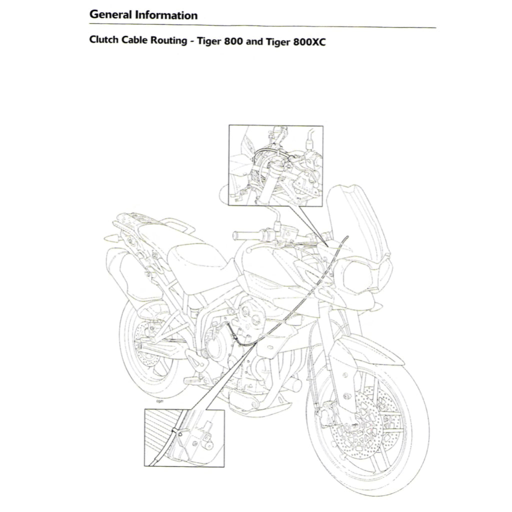 Triumph TIGER 800XC/XCX/XRX 2015-2018 Full Manual Set – Repair & Maintenance Manual and User Handbook - page 4