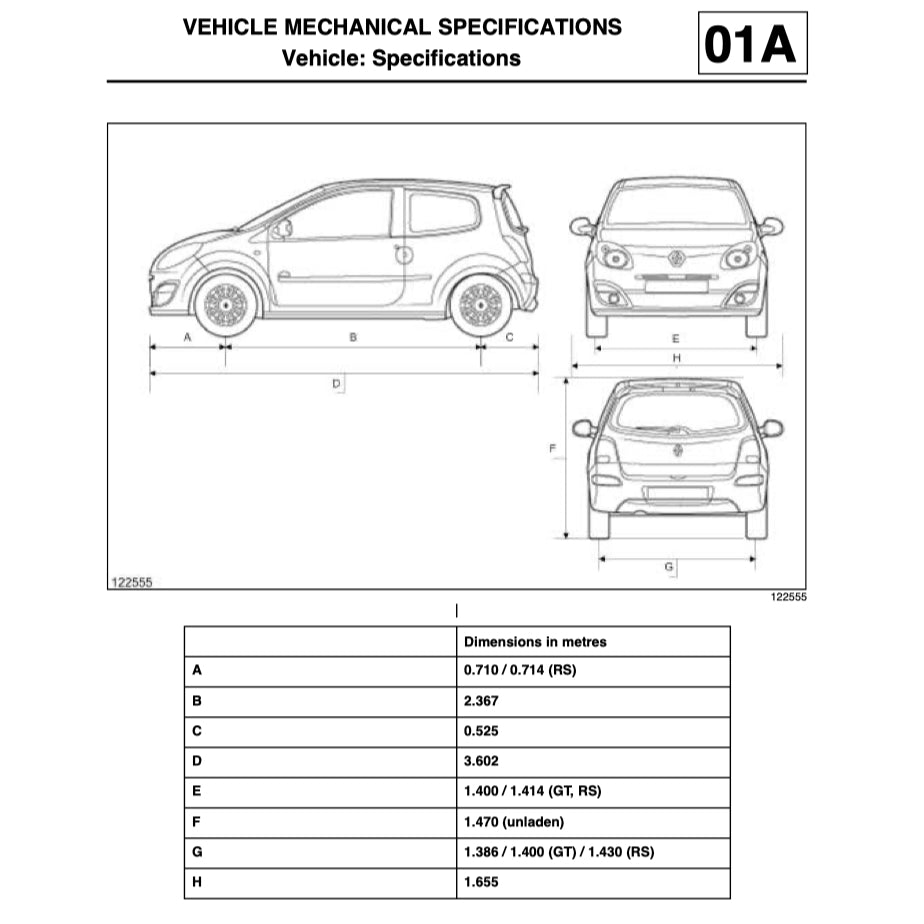 Renault TWINGO 2 2007-2014 Full Manual Set – Repair & Maintenance Manual - page 2