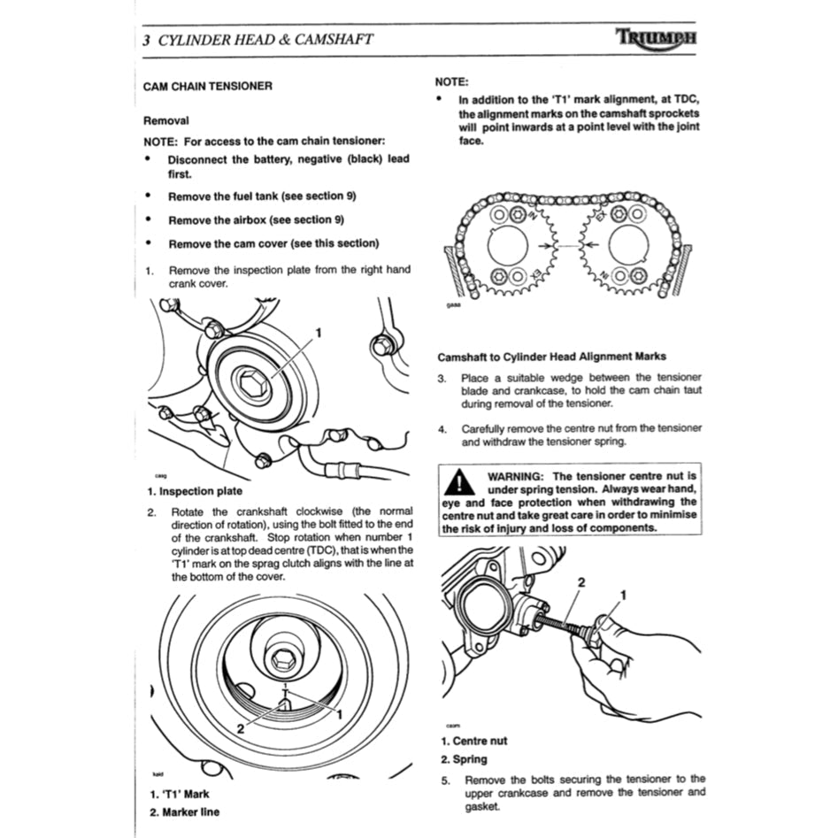 Triumph DAYTONA 955i 2002-2006 Full Manual Set – Repair & Maintenance Manual and User Handbook - page 4