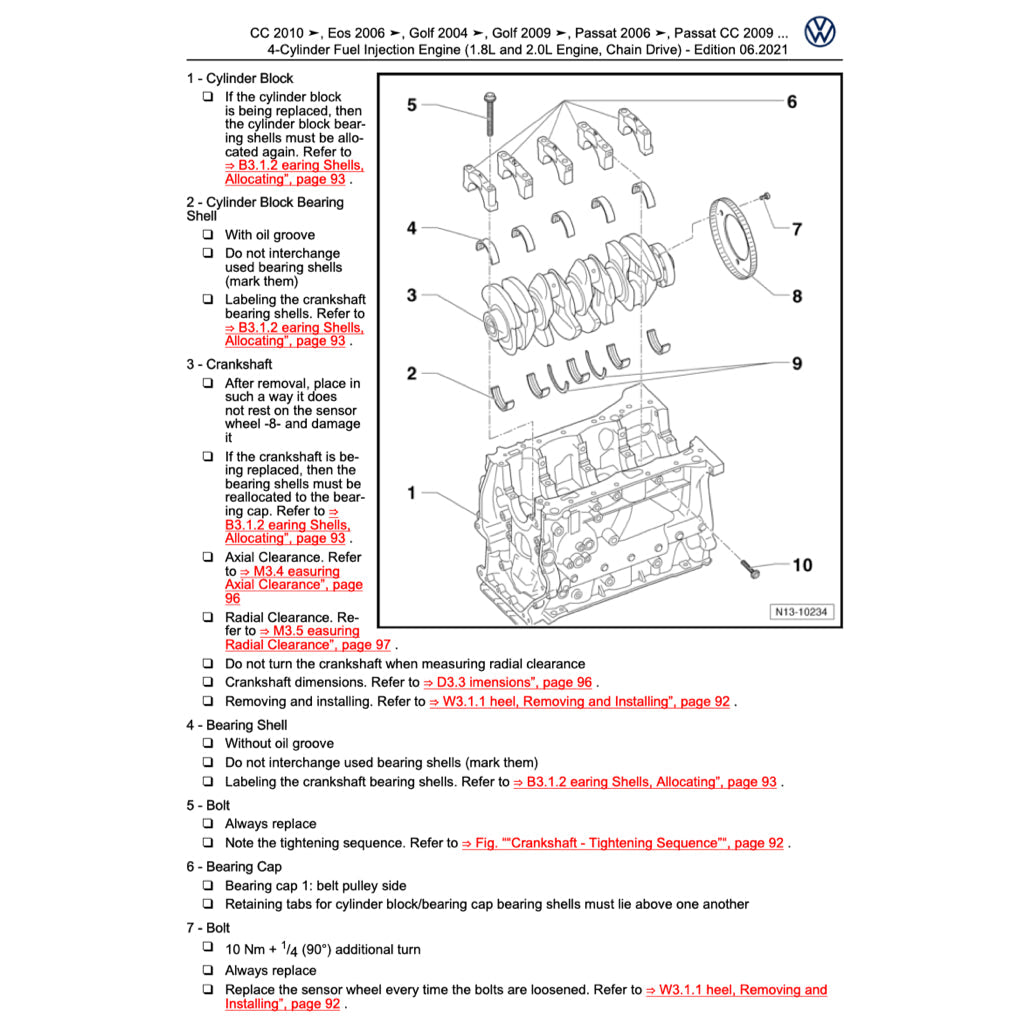 VW PASSAT B6 2005-2011 Full Manual Set – Repair & Maintenance Manual - page 2
