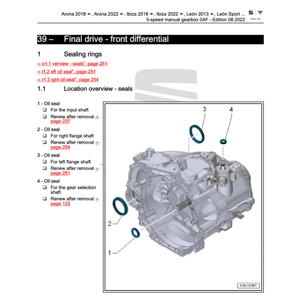SEAT ARONA KJ7 2017+ Full Manual Set – Repair & Maintenance Manual - page 7