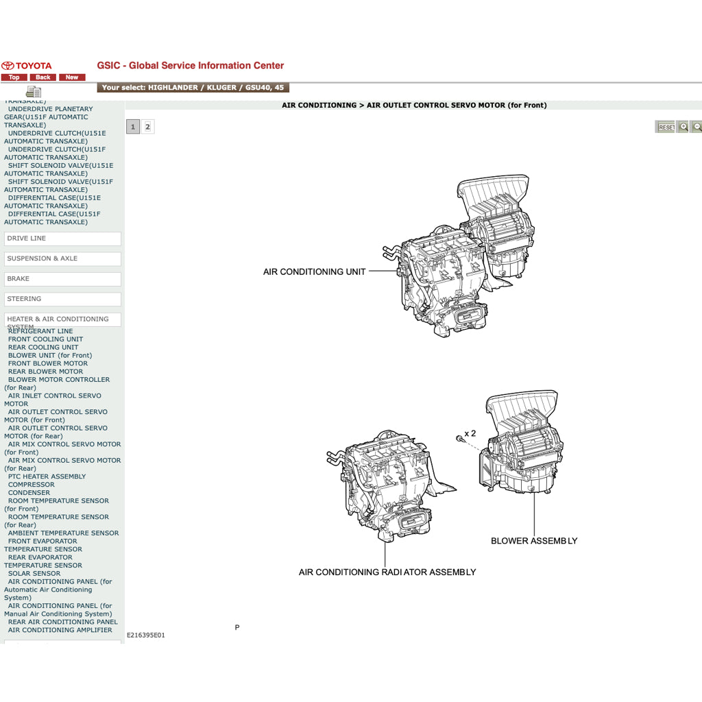 Toyota HIGHLANDER/KLUGER GSU40/45 2007-2013 Full Manual Set – Online Repair & Maintenance Manual - page 7
