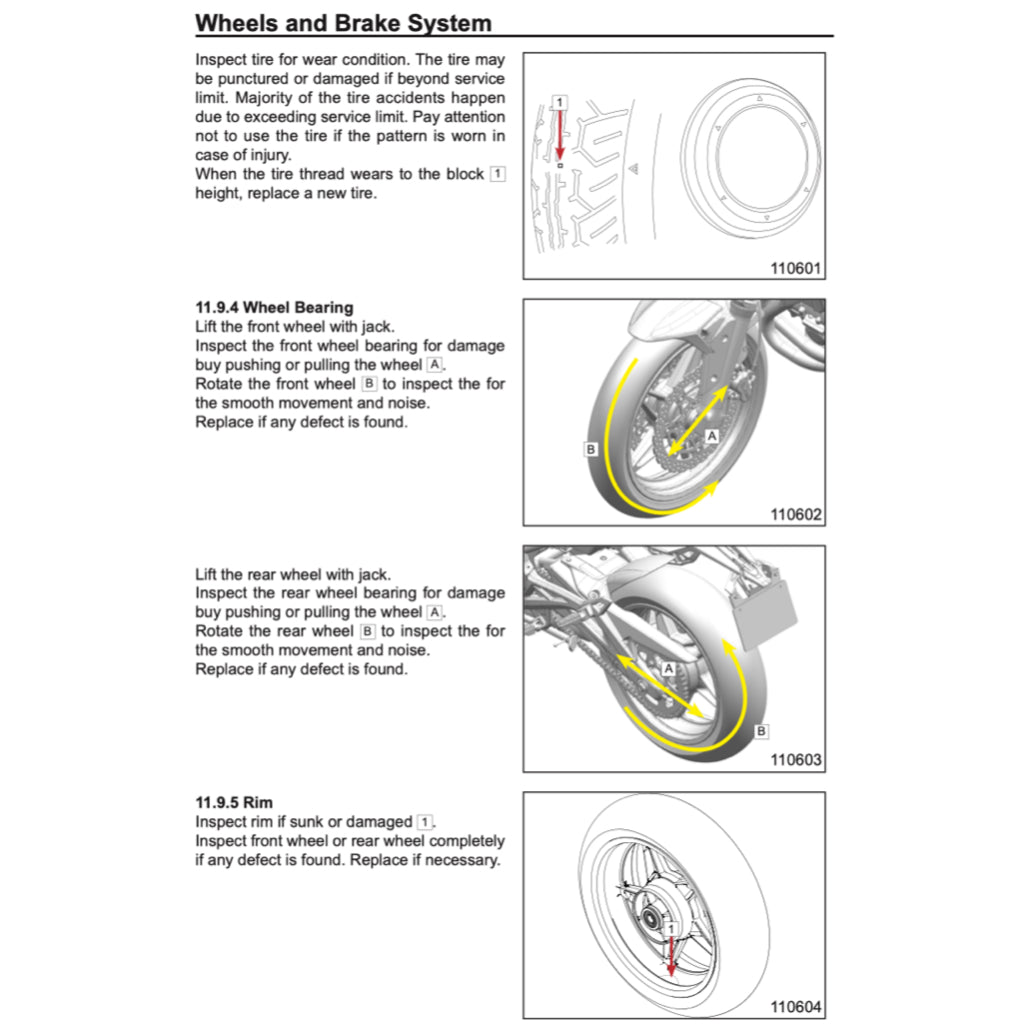 CFMoto CF400NK CF400-B 2020-2023 Full Manual Set – Repair & Maintenance Manual and User Handbook - page 8