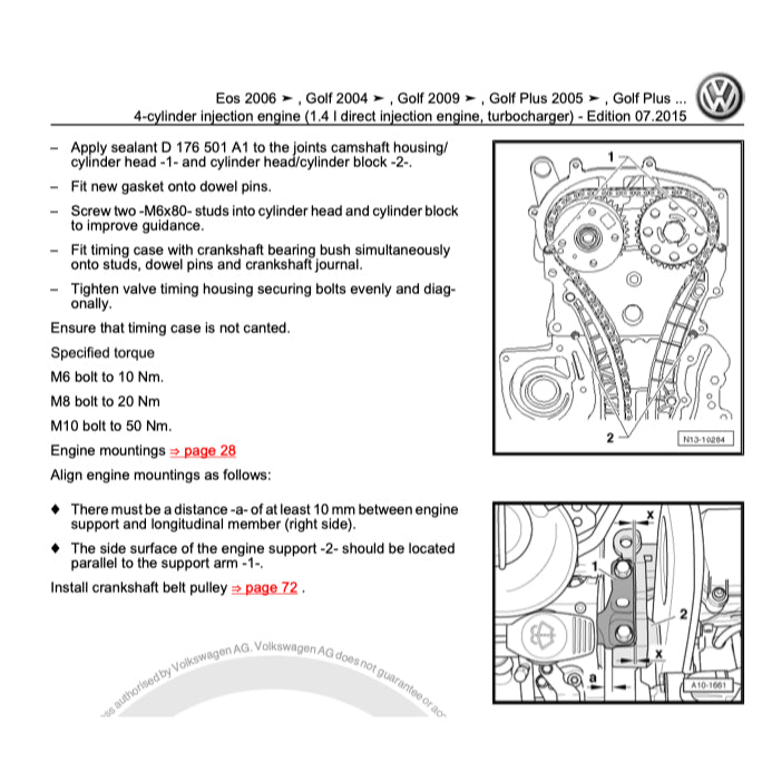 VW TIGUAN I 5N 2008-2016 Full Manual Set – Repair & Maintenance Manual - page 7