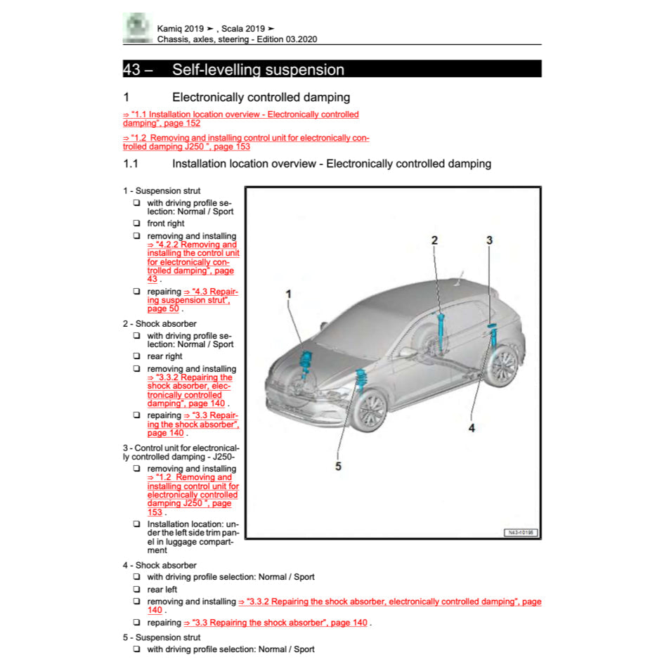 Skoda KAMIQ NW5 2019+ Full Manual Set – Repair & Maintenance Manual - page 7