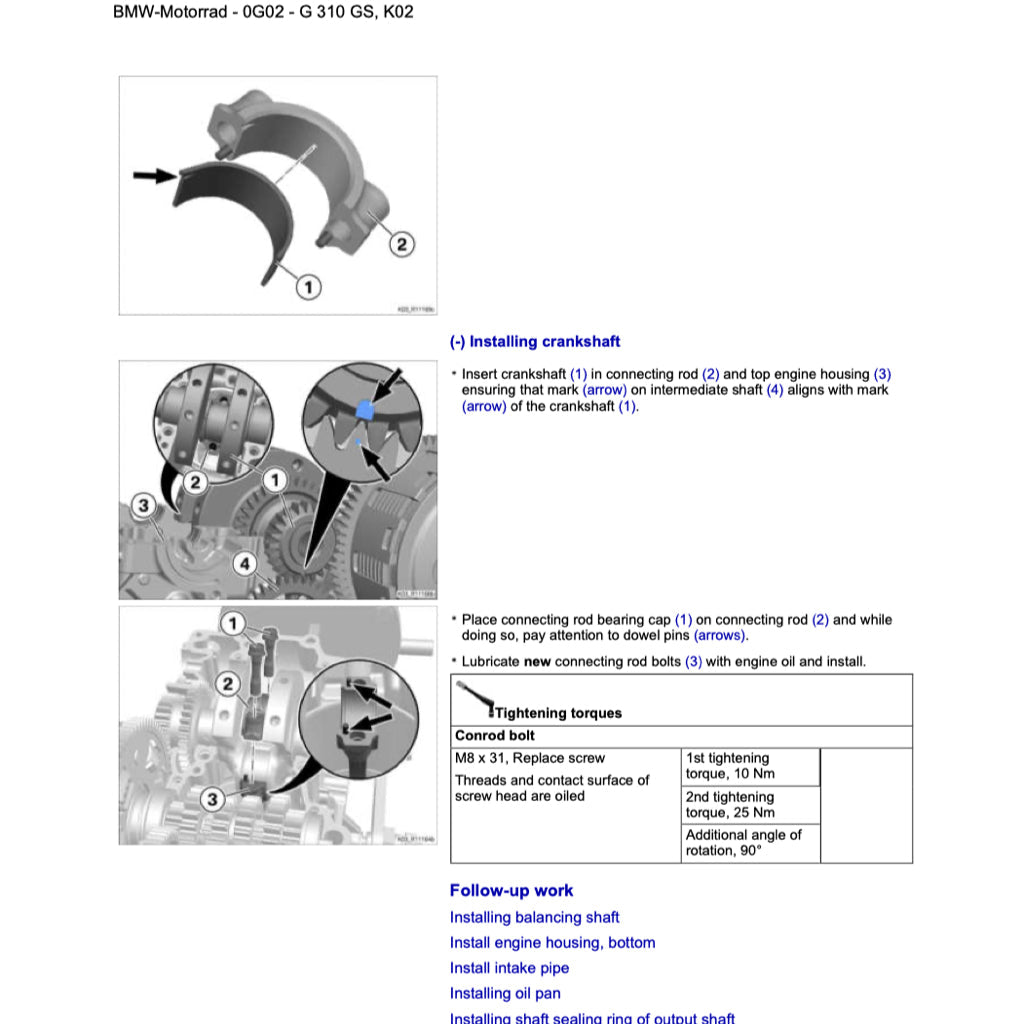 BMW G310 GS K02 2016-2020 Full Manual Set – Repair & Maintenance Manual and Spare Parts Catalog and RIDER'S Manual - page 3