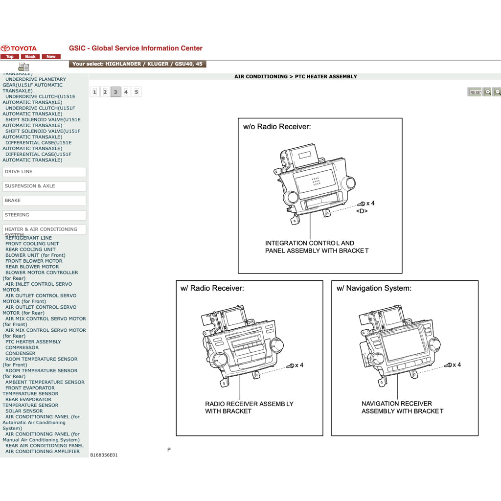 Toyota HIGHLANDER/KLUGER GSU40/45 2007-2013 Full Manual Set – Online Repair & Maintenance Manual - page 9