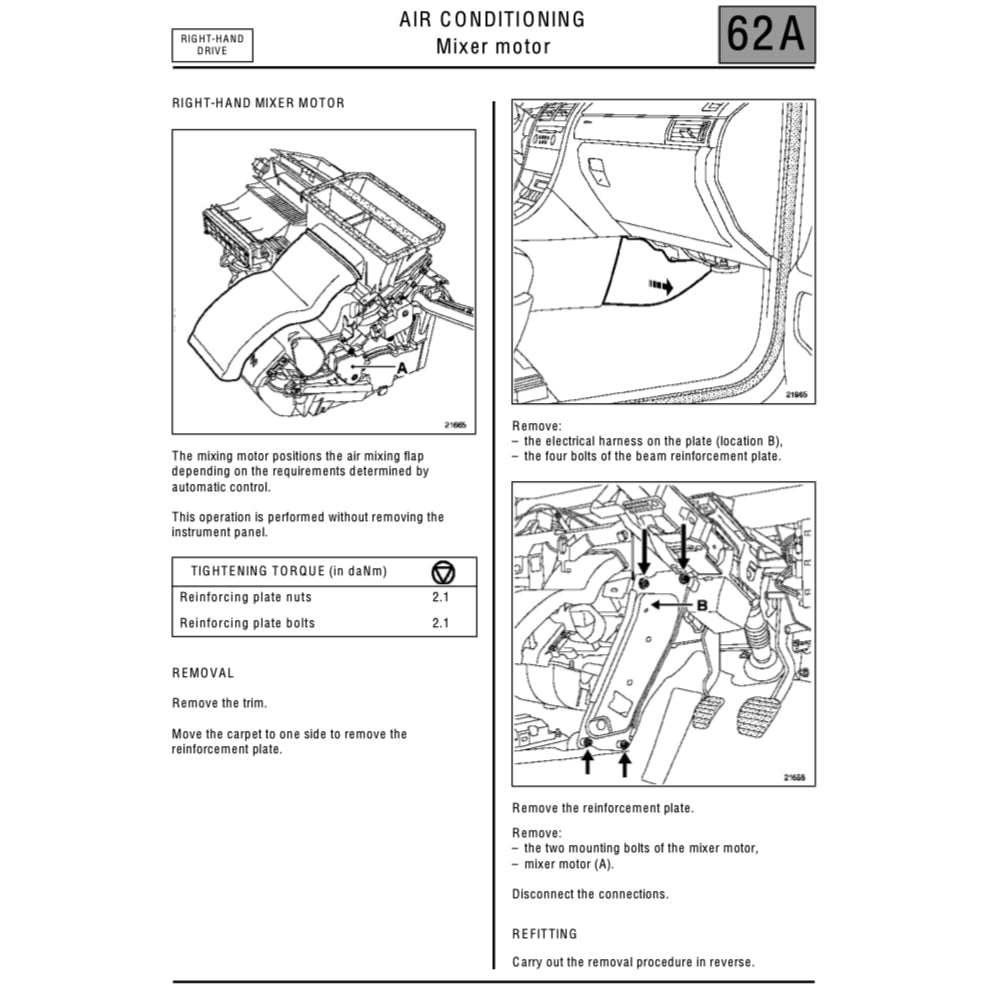 RENAUT VEL SATIS VELSATIS 2001-2009 Full Manual Set – Repair & Maintenance Manual - page 7