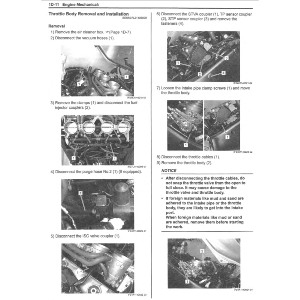 Suzuki GSX-S1000S KATANA 2019-2023 Full Manual Set – Repair & Maintenance Manual and User Handbook - page 4