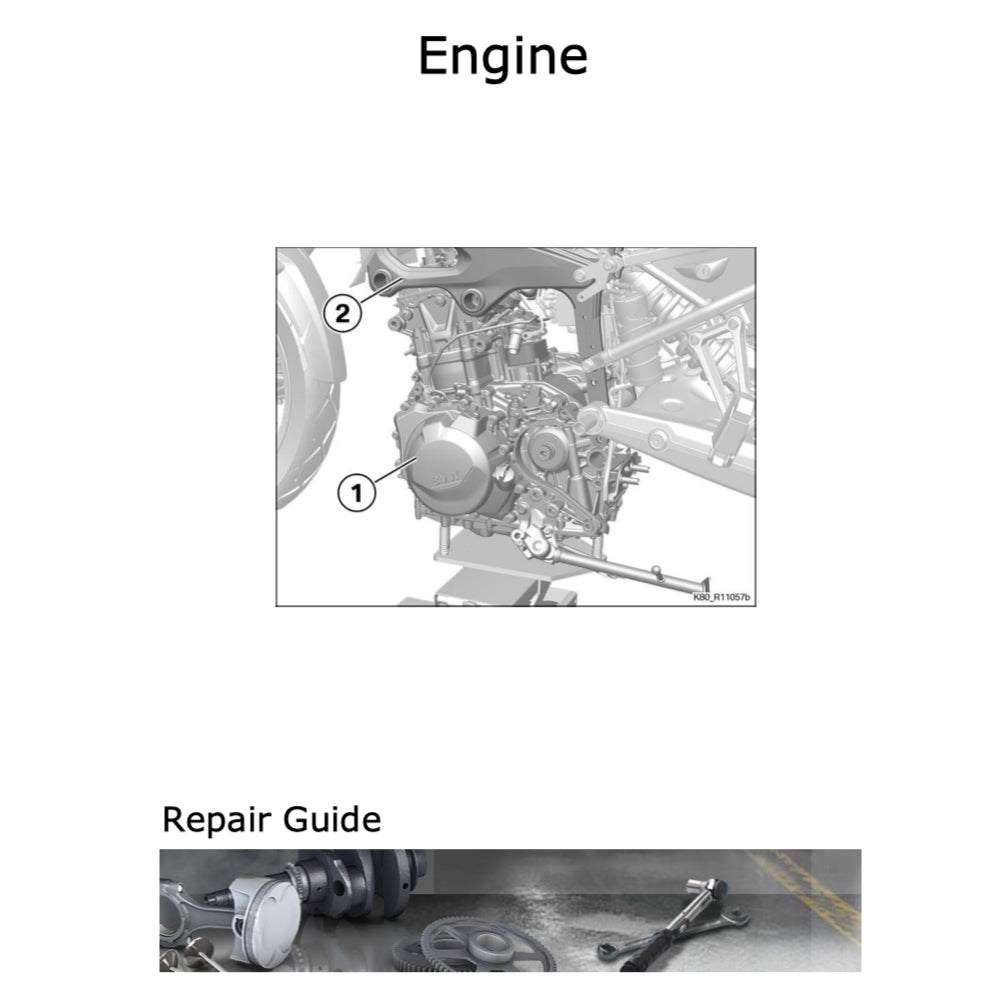 BMW F750GS K80 2018-2023 Full Manual Set – Repair & Maintenance Manual and RIDER'S Manual - page 2