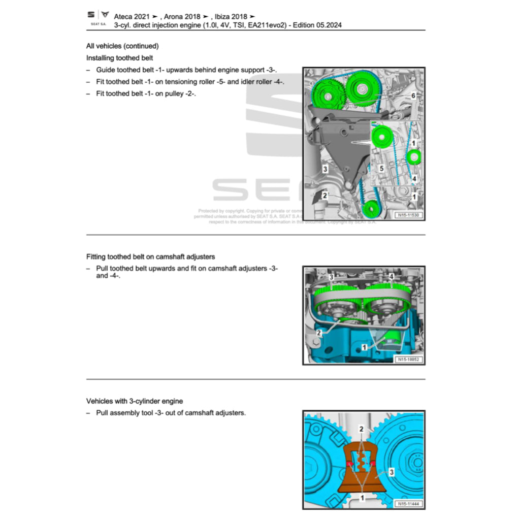 SEAT ARONA KJ7 2017+ Full Manual Set – Repair & Maintenance Manual - page 5