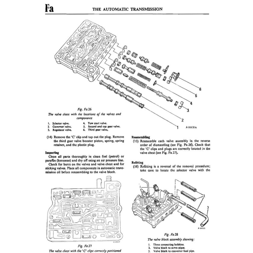 AUSTIN 1100 & 1300 1962-1971 Full Manual Set – Repair & Maintenance Manual - page 7
