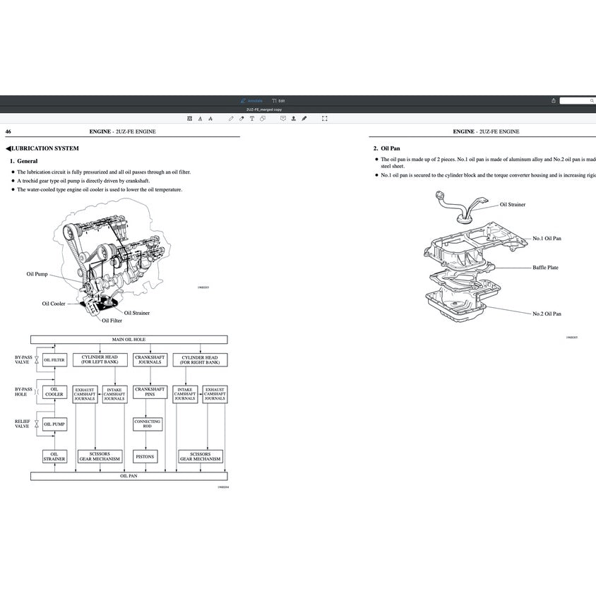 Toyota Engine 2UZ-FE 4.7L Full Manual Set – Service Repair Workshop Manual - page 6