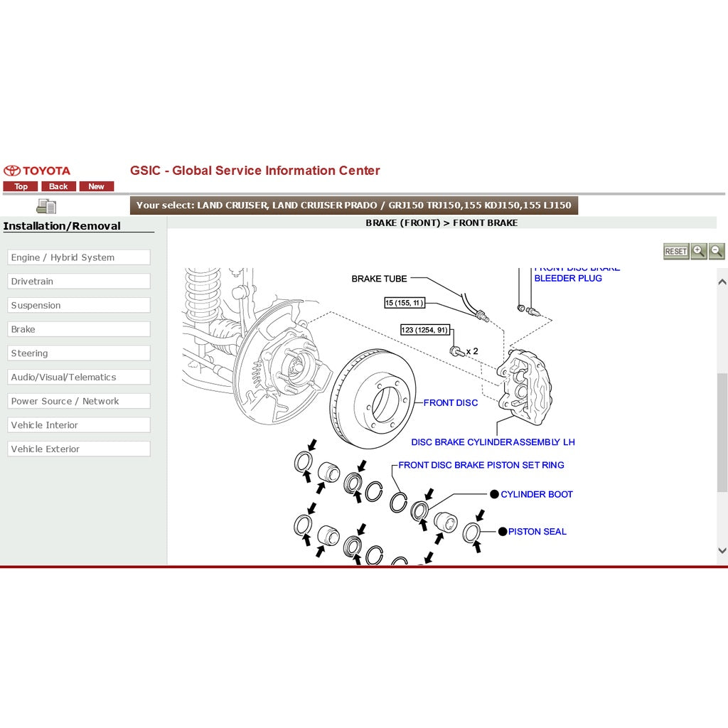 Toyota LAND CRUISER PRADO J150 2009-2023 Full Manual Set – Repair & Maintenance Manual - page 6