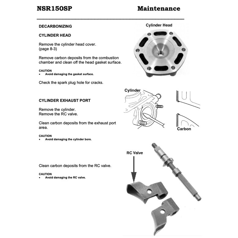 Honda NSR 150SP 1997-2010 Full Manual Set – Repair & Maintenance Manual and Spare Parts Catalog and User Handbook - REPSOL REPLICA - page 5