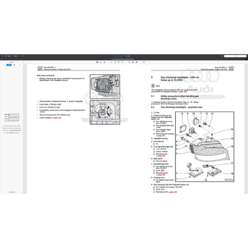 Audi A4 B6-B7 2002-2008 Full Manual Set – Service Repair Workshop Manual - page 2