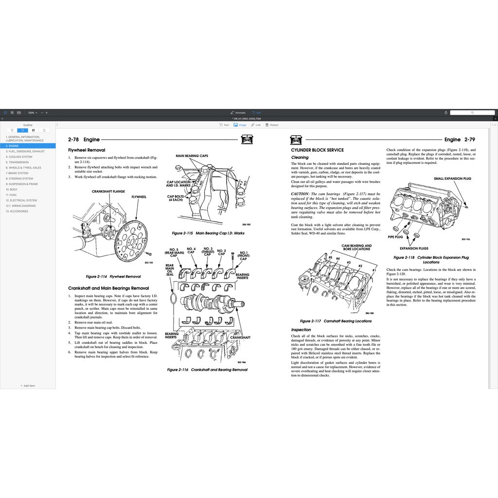Hummer H1 1992-2006 Full Manual Set – Repair & Maintenance Manual - page 4