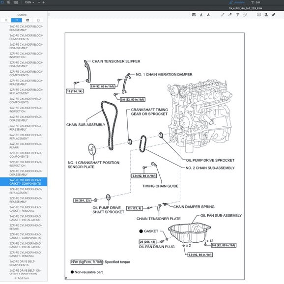 Toyota COROLLA ALTIS E140/150 2007-2012 Full Manual Set – Repair & Maintenance Manual - page 6