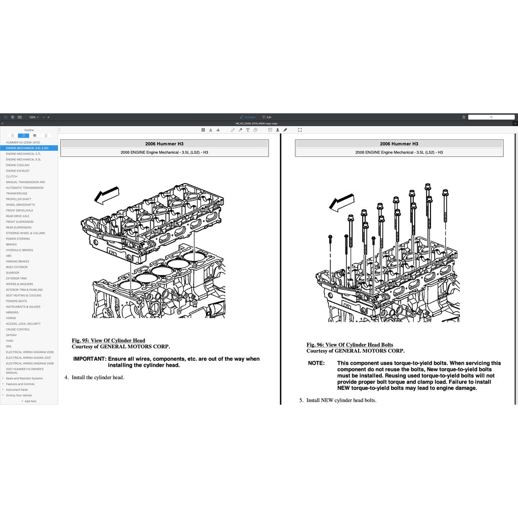 Hummer H3 2006-2010 Full Manual Set – Repair & Maintenance Manual - page 2