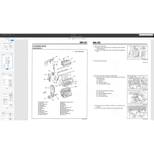 Daihatsu HIJET PORTER S89/S91 1.3L 1989-2009 Full Manual Set – Repair & Maintenance Manual - page 2
