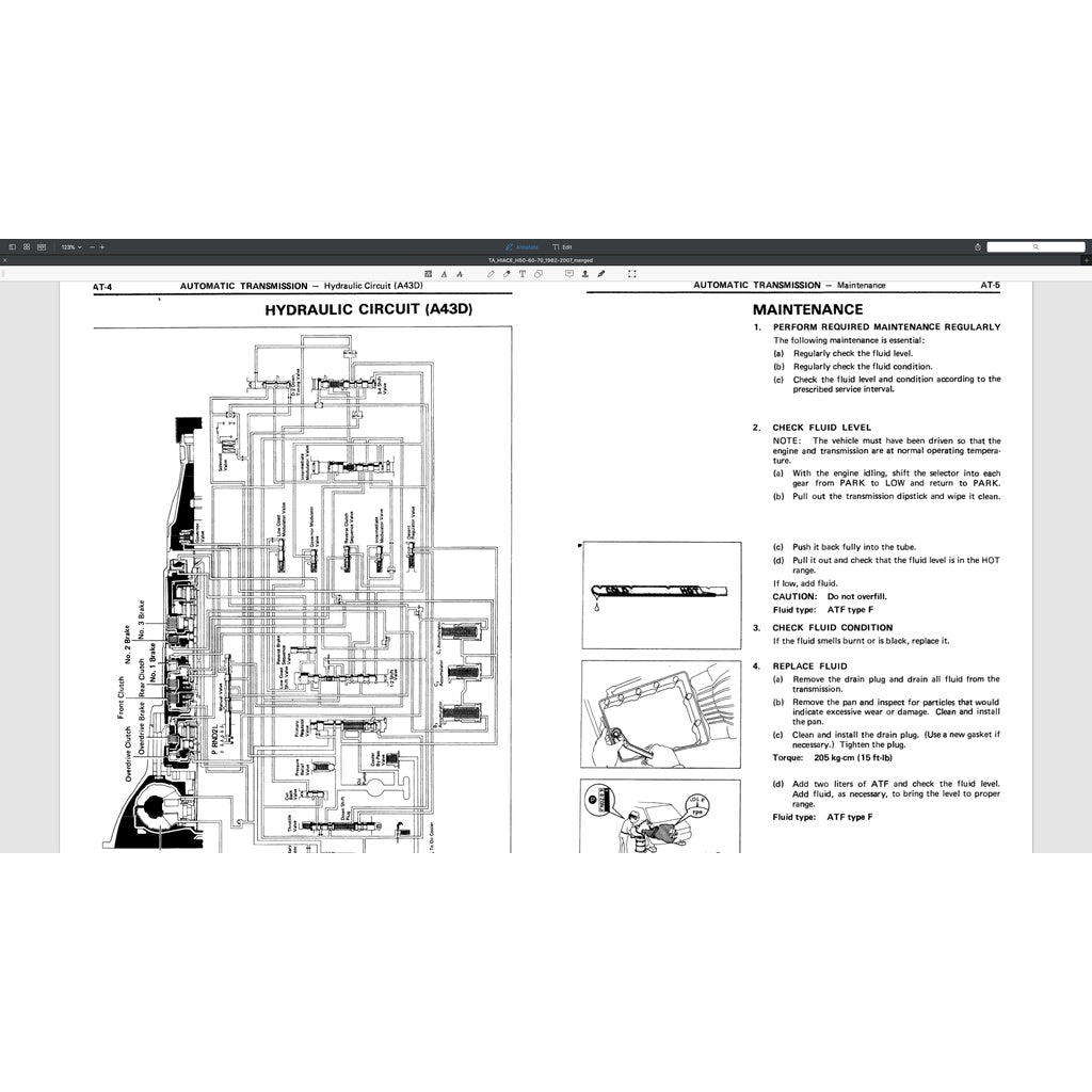 Toyota HIACE H50/60/70 1982-2007 Full Manual Set – Repair & Maintenance Manual - page 7